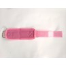 Pink ankle cuffs for pulley and cable, Straps for training glutes and legs