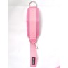 Pink ankle cuffs for pulley and cable, Straps for training glutes and legs