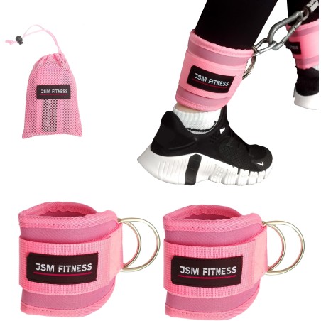 Sangles De Cheville Gymreapers (paire) Pour Machine à Câble – Entraînement Fessier, Cuisses, Réhabilitation