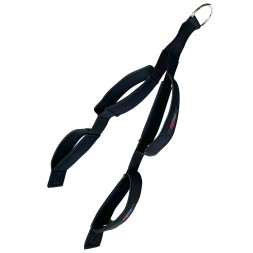 Corda ergonomica per tricipiti con due maniglie per esercizi al pulley