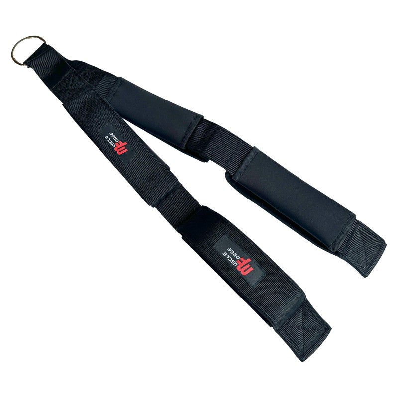 Corda ergonomica per tricipiti con due maniglie per esercizi al pulley