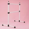 Ballet bar for leg stretching and gymnastics, adjustable and portable