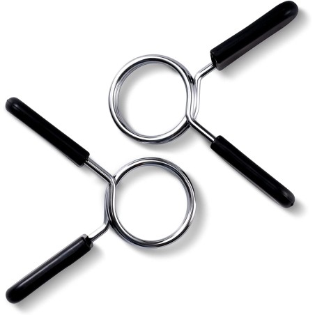Pinces à ressort de 28 mm, 2 pinces pour haltères et haltères.