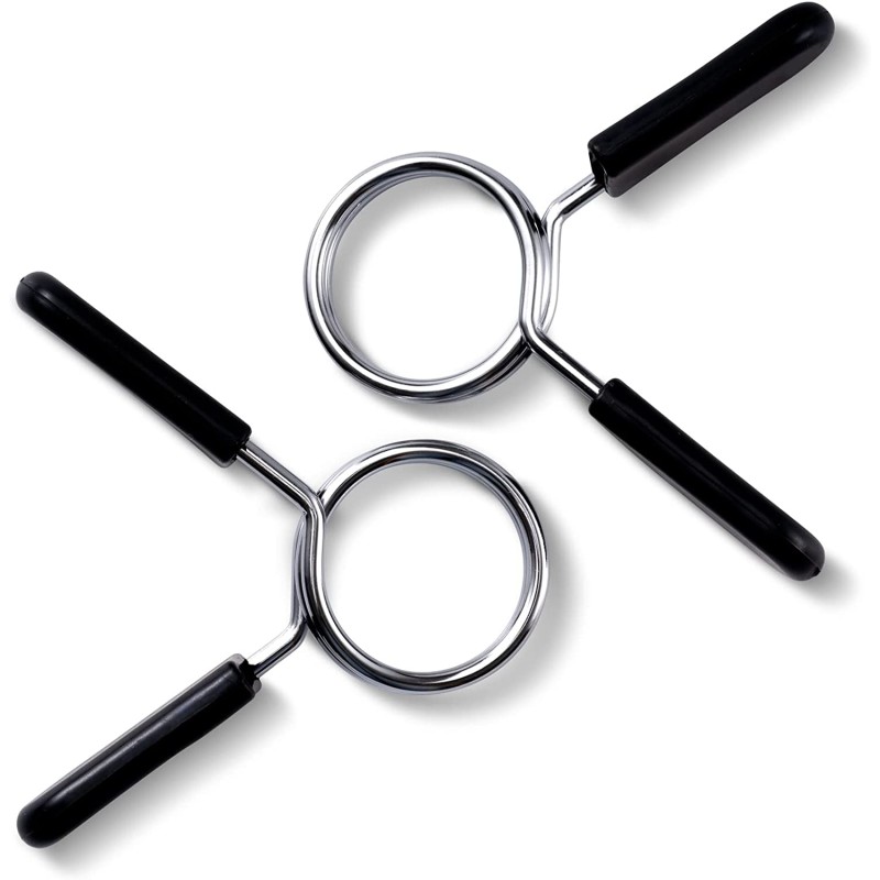 Pinces à ressort de 30 mm, 2 pinces pour haltères et haltères.