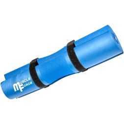 Almohadilla para barra de pesas con 2 correas