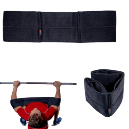 Cinta de press de banca en powerlifting 140kg