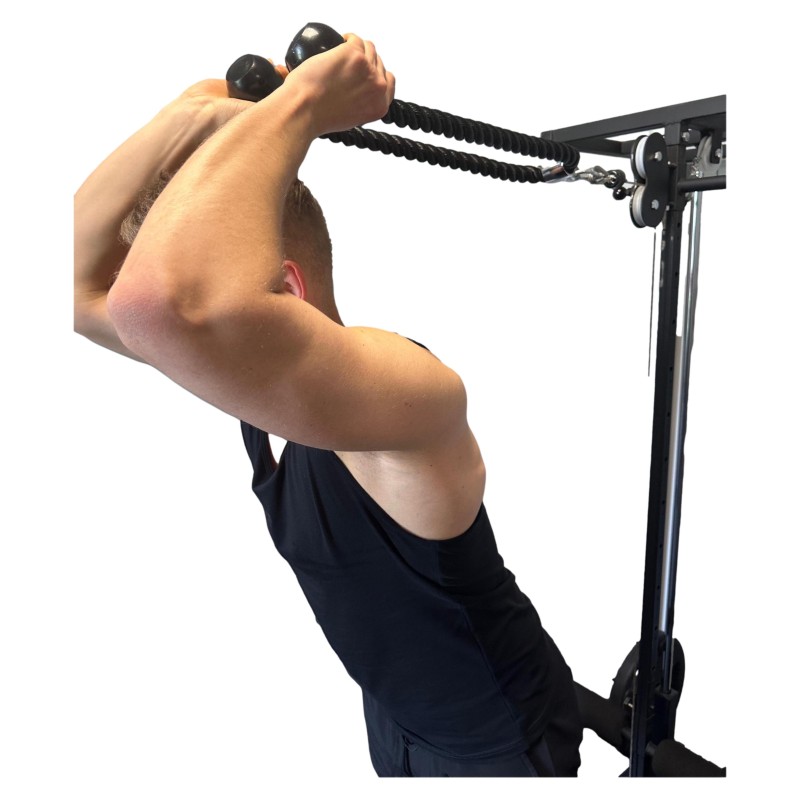 Corde triceps extra longue pour la machine à câble, 120 cm