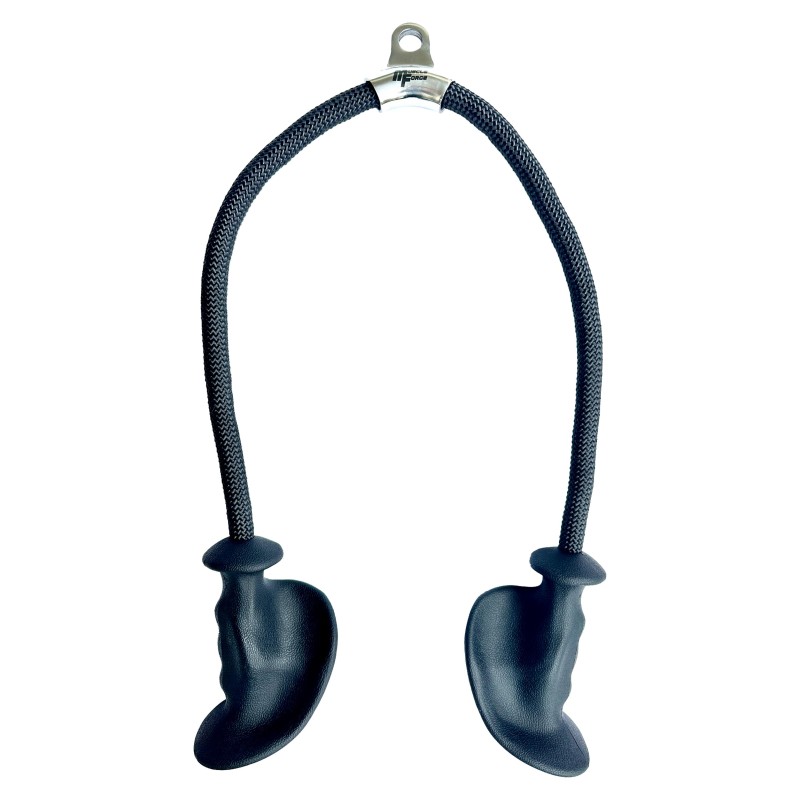 Corda tricipiti ergonomica per pulley, maniglia per macchine a cavo