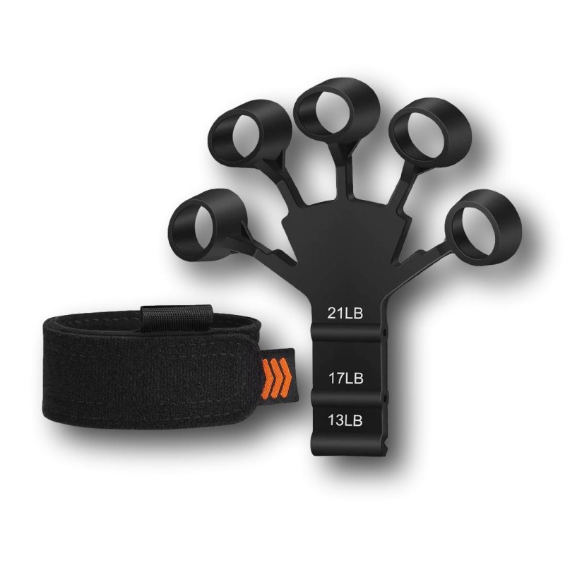 Finger Gripper - Fortalecedor de dedos, 3 niveles de ajuste 6/8/10 kg