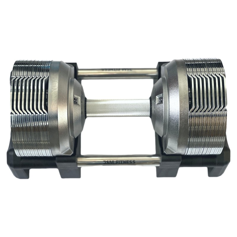 Adjustable dumbbell 32.5kg in 1.5kg increments, 20 dumbbells in 1