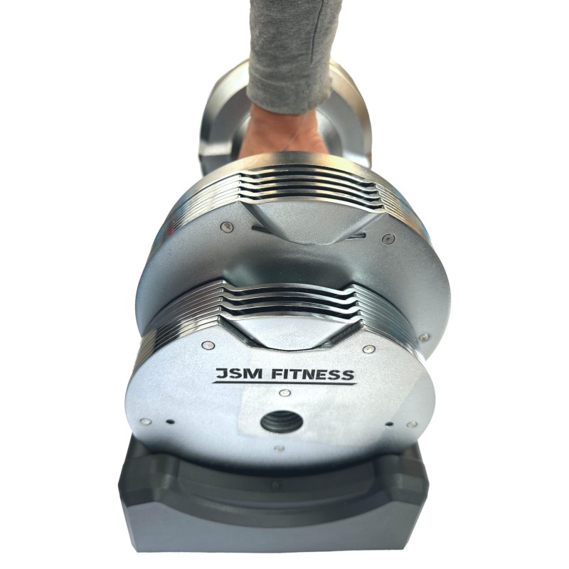 Adjustable dumbbell 32.5kg in 1.5kg increments, 20 dumbbells in 1