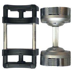 Manubrio regolabile 23,5kg con incrementi di 1,5kg, 26 manubri in 1