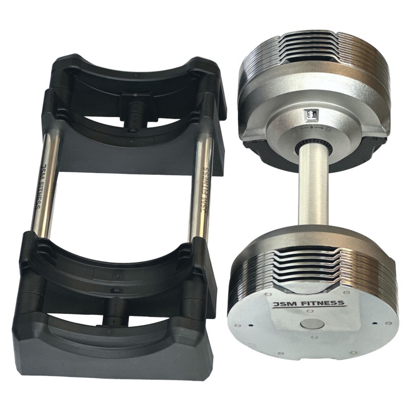 Adjustable dumbbell 23.5kg in 1.5kg increments, 26 dumbbells in 1