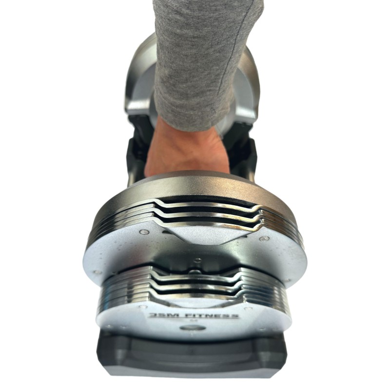 Haltère réglable 23,5kg par incréments de 1,5kg, 26 haltères en 1