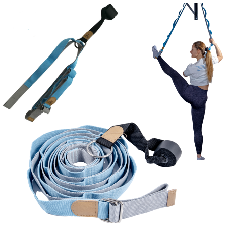 Yoga Cinturón de estiramiento de piernas con gancho de puerta