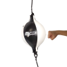 Hanging speed-reflex boxing ball on an elastic cord