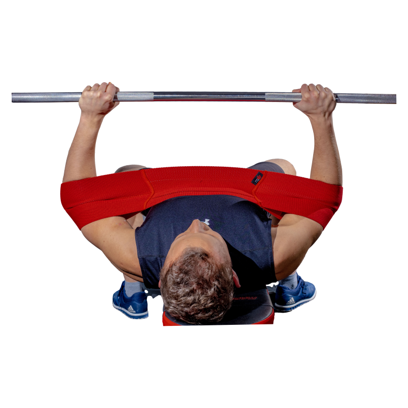 Cinta de press de banca en powerlifting 60-100kg