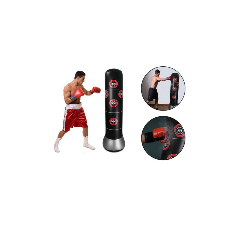 Saco de boxeo inflable de pie 148 cm