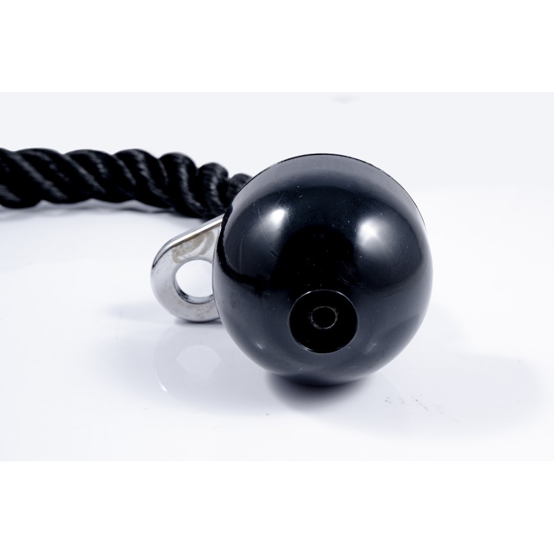 Triceps pulldown rope for pulley machine
