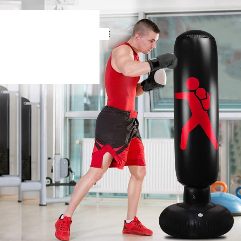 Inflatable standing punching bag 160 cm