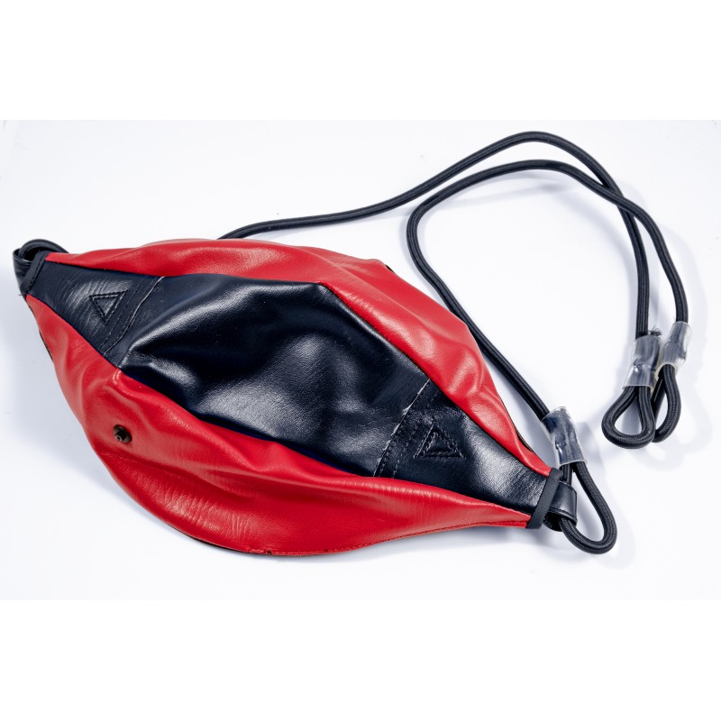 Hanging speed-reflex boxing ball on an elastic cord