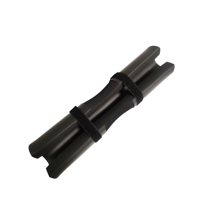 Almohadilla para barra de pesas con 2 correas