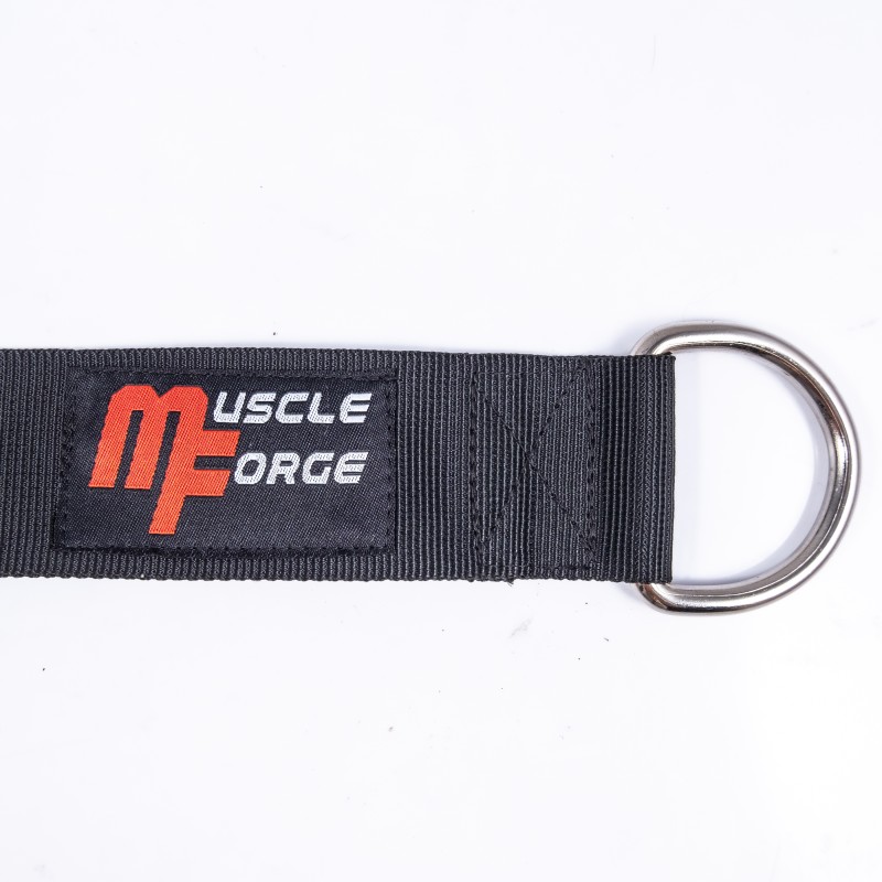 Weight belt for neck training with chain and carabiners