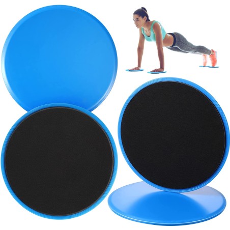 Doppelseitige Slider Pads für Fitness-Übungen auf dem Boden