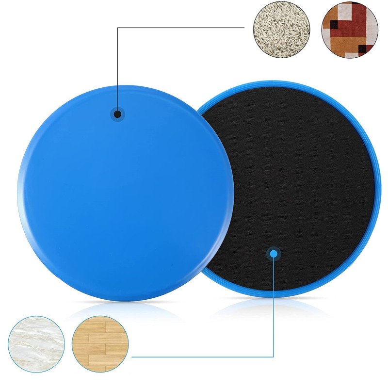 Sliders per esercizi di fitness su Moquette e Pavimento