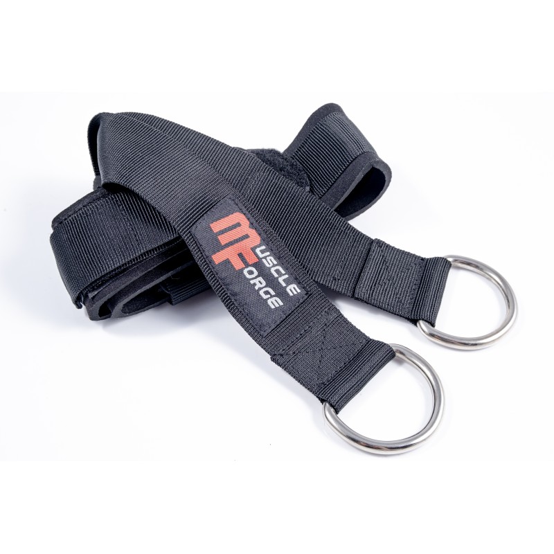 Arnés de cabeza para el entrenamiento de cuello con cadena y mosquetones