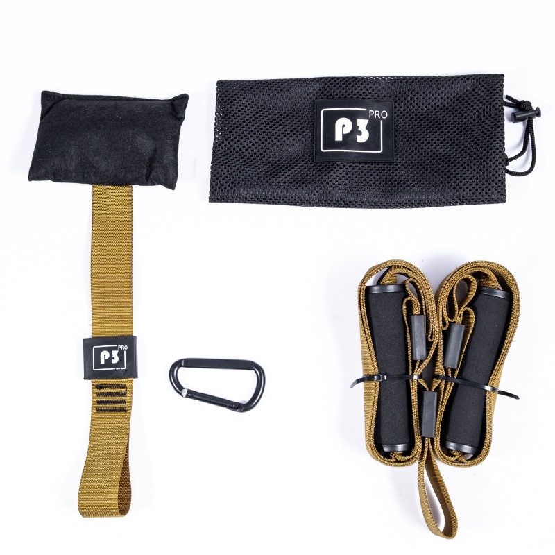 TRX Jeu de sangles d'entraînement en suspension avec crochet de porte