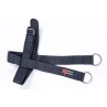 Weight belt for neck training with chain and carabiners