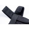 Weight belt for neck training with chain and carabiners