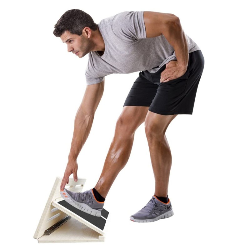Tabla inclinada para estiramientos y sentadillas