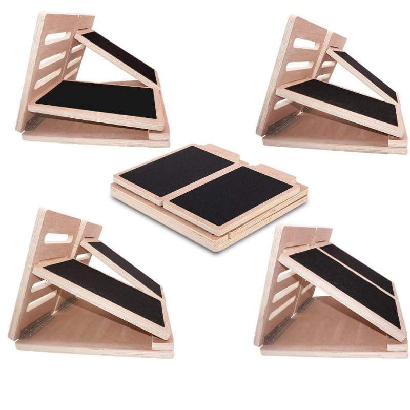 Tabla inclinada para estiramientos y sentadillas