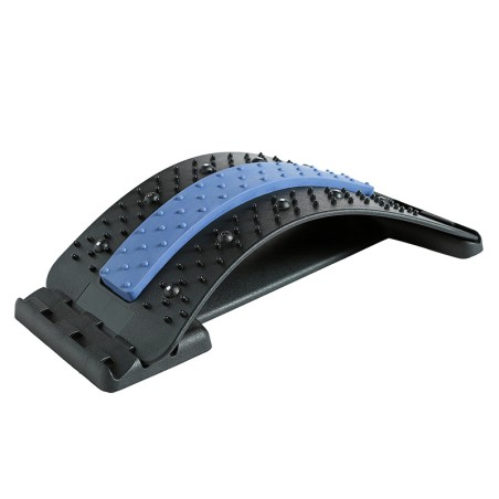 Stretching and back massage device