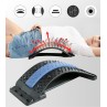 Stretching and back massage device