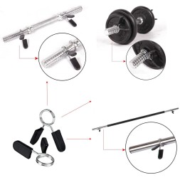 2x Spring barbell clamp 25mm