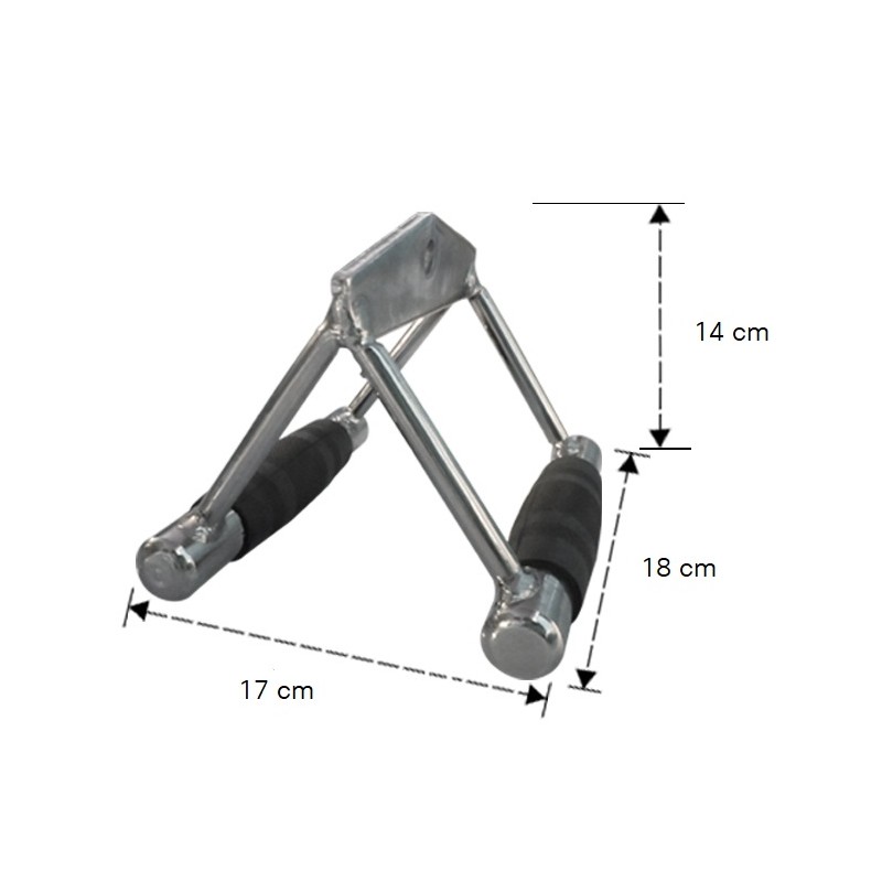 Parallelgriff für Kabelmaschine für Bodybuilding-Training