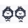 Crampons de randonnée de montagne à 8 dents, 38-45 noir