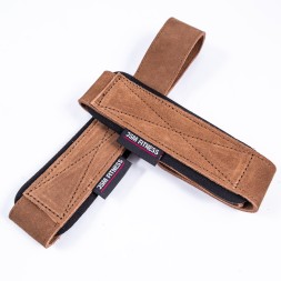 Cowhide leather wrist straps for deadlift