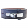 Leather Powerlifting belt with steel buckle, size M