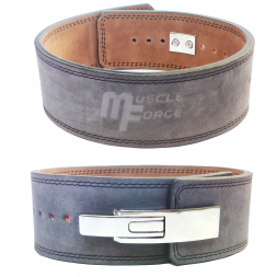 Ceinture de powerlifting en cuir avec boucle taille M