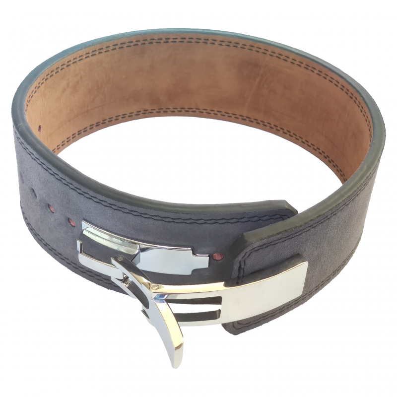 Ceinture de powerlifting en cuir avec boucle taille L