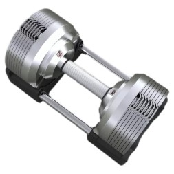 Mancuerna ajustable 41,5kg en incrementos de 1,5kg, 26 mancuernas en 1